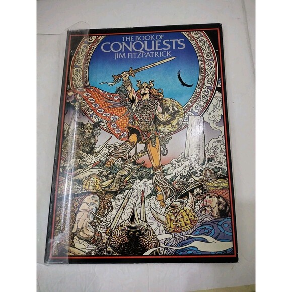 The Book of Conquests by Jim Fitzpatrick 1978 Vintage First Edition Paper Tiger - Picture 6 of 16